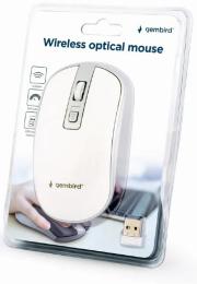 Мишка Gembird MUSW-4B-06-WS Silver White Wireless