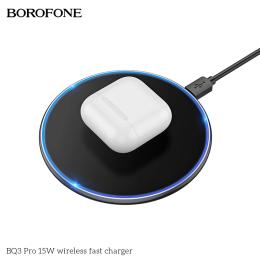 Бездротовий зарядний пристрій Borofone BQ3 Pro Black (BQ3B)