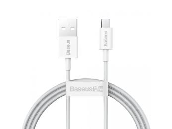 Дата-кабель Baseus Superior Series Fast Charging Data Cable CAMYS-A02 USB (тато) - MicroUSB (тато) 2m White