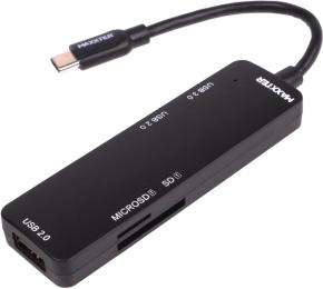 USB-хаб Maxxter HU3C-3PTF-01 USB 3.0