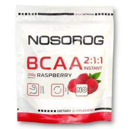 Амінокислоти NOSOROG BCAA 2:1:1 Instant (200 g, raspberry)