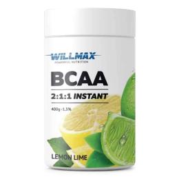 Амінокислоти Willmax BCAA 2:1:1 Instant (400 g, lemon lime)