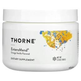 Амінокислоти Thorne Ентеросорбент, зі смаком апельсина і ванілі, EnteroMend, 168 (THR-00625)