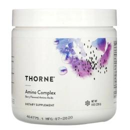 Амінокислоти Thorne Комплекс амінокислот, смак ягід, Amino Complex, Berry Flavored, 228 г (THR-00464)