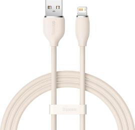 Дата-кабель Baseus Jelly Liquid Silica Gel Fast Charging CAGD000004 USB (тато) - Lightning (тато) 1.2 m Pink