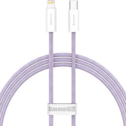 Дата-кабель Baseus Dynamic Series Fast Charging Type-C (тато) - Lightning (тато) 1m Purple 20W (CALD000005)