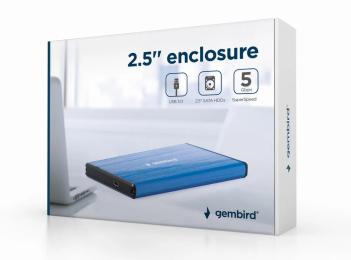 Зовнішня кишеня для диска Gembird для 2.5 SATA USB 3.0 Dark Blue (EE2-U3S-3-DB)