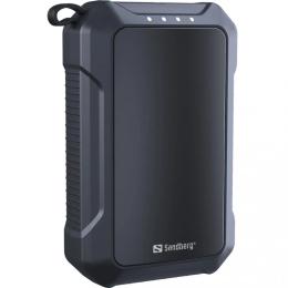 Зовнішній портативний акумулятор Sandberg Hand Warmer 10000mAh black 2A, USB, Type-C in, LED ліхтар 1W