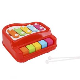 Іграшковий музичний інструмент Технок Xylophone and piano (8201) Red
