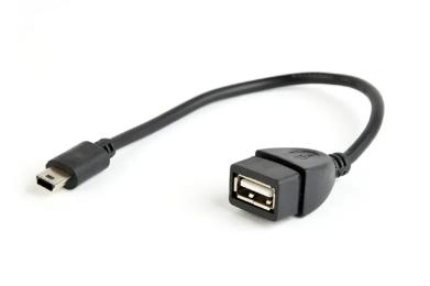 Перехідник Cablexpert A-OTG-AFBM-002 miniUSB (тато) - USB (мама) Black