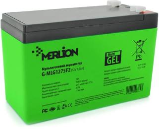 Акумулятор для ДБЖ Merlion G-MLG1275F2 Green 12 V 7.5 Ah