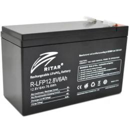 Акумулятор для ДБЖ Ritar R-LFP 12.8V 6Ah Black