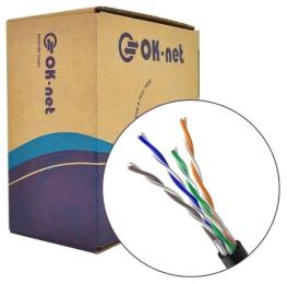Вита пара OK-Net КПП-ВП (100) UTP кат.5е, 4х2х0.5 бухта 305м