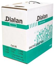 Вита пара Dialan UTP cat.5e 4PR CU (350 МГц) PVC Indoor, 305м