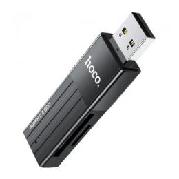 Картрідер Hoco Mindful 2-in-1 card reader HB20 Black