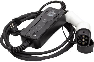 Зарядний пристрій для електромобіля HiSmart Type 2 - Schuko (220V), 16A 3.6 кВт, 1-фазний, 5 м