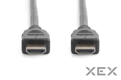 Відео-кабель Digitus 5m HDMI (тато) - HDMI (тато) Black AK-330124-050-S