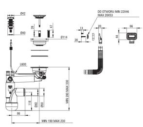 Кухонна мийка Deante Eridan ZQE_S11B Gray