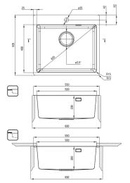 Кухонна мийка Deante Olfato ZPO_010B Silver