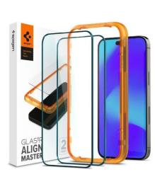Захисне скло Spigen Glas tR Align Master FC (2 Pack) для Apple Iphone Black