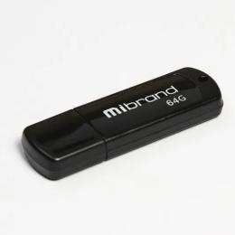 Флеш память Mibrand MiG/64 Black Grizzly, USB 2.0, 64GB
