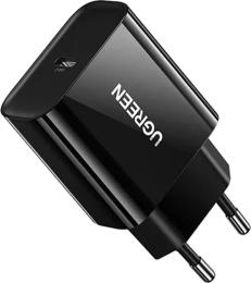 Адаптер живлення для телефона Ugreen CD137 Black 20 W Type-C PD Charger (UGR-10191)