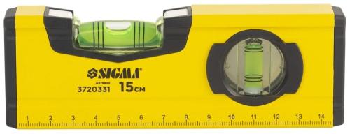 Рівень будівельний Sigma (3720331) 15 см