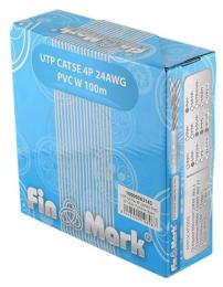Вита пара FinMark UTP 100м CAT5e 4P 24AWG PVC W Pull Box (163143)