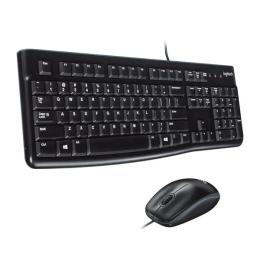 Комплект клавіатура та миша Logitech MK120 CORDED KEYBOARD AND MOUSE COMBO Black (USB)