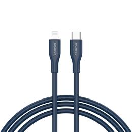 Дата-кабель Canyon CNS-CLNM60SC10DB USB Type-C (тато)  -  Lightning (тато), 1m Blue 60W MFI