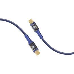 Дата-кабель Promate Lucidline-CC120 USB Type-C (тато)  -  USB Type-C (тато), 1.2m Navy