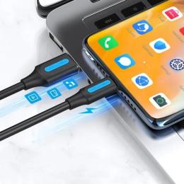 Дата-кабель Vention USB C (тато) - USB (тато) 2.0 1.5 м Black COKBG