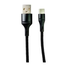 Дата-кабель Ultra UC100-0100BK USB Type-A (тато)  -  USB Type-C (тато), 1m Black