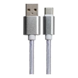 Дата-кабель Ultra UC100-0100WH USB Type-A (тато)  -  USB Type-C (тато), 1m White