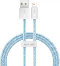Дата-кабель Baseus Dynamic Series Fast Charging USB (тато) - Lightning (тато) 2m Blue 2.4A (CALD000503)