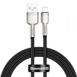 Дата-кабель Baseus CALJK-01 USB (тато) - Lightning (тато) 0.25m Black 2.4 A