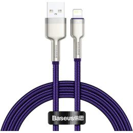 Дата-кабель Baseus CALJK-B05 USB (тато) - Lightning (тато) 2m Purple