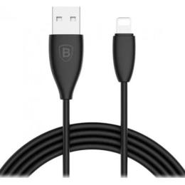 Дата-кабель Baseus USB Cable to Lightning Small Pretty Waist 1.2m (CALMY-01) Black