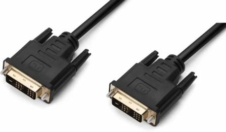 Відео-кабель ProLogix PR-DVI-DVI-P-05-28-3m DVI (тато) - DVI (тато), 3m Black