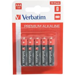 Батарейка Verbatim AAA bat Alkaline 10шт Premium (49874)