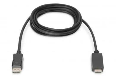 Відео-кабель Digitus AK-340303-020-S DisplayPort (тато) - HDMA (тато) 2 Black
