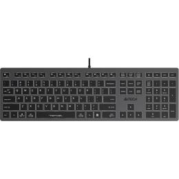 Клавіатура A4Tech FX60 Gray White Backlit (ENG/UKR/RU)