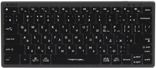 Клавіатура A4Tech FX61 Gray White Backlit (ENG/UKR)
