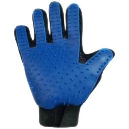Рукавичка для вичісування домашніх тварин UFT Hair Removal Gloves Black Blue (4820176253507)