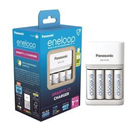 Зарядний пристрій для акумуляторів AA, AAA Panasonic Smart&amp;Quick Charger BQ-CC55 White + Eneloop 4хAA 2000 mAh (K-KJ55MCD40E)
