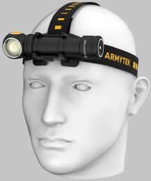 Ліхтар налобний Armytek Wizard C2 Pro Max Black Marnet USB Warm (F06701W)