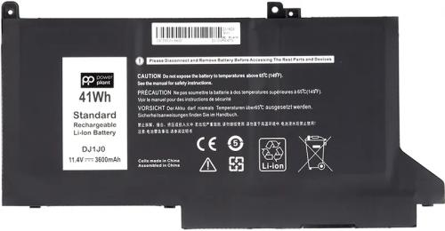 Акумулятор до ноутбука PowerPlant NB441488 Black Dell Latitude 7280 DJ1J0 11.4 В 3600 мА*ч