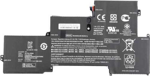Акумулятор до ноутбука PowerPlant NB461219 EliteBook Folio 1020 G1 BR04XL 7.6V 4700mAh ori