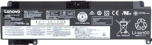 Акумулятор до ноутбука PowerPlant NB480913 Lenovo ThinkPad T470s L16M3P73 11.1V 2140mAh or