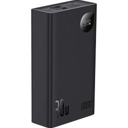 Зовнішній портативний акумулятор Baseus Adaman 2 Metal Digital Display 20000mAh Black 30W (PPAD050001)